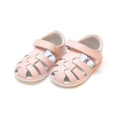 Angel Baby Girls Christie Leather Fisherman Sandal (Baby) – L'Amour Shoes Angel Shoes, Angel Baby Girl, Baby Walking Shoes, Toddler Sandals Girl, Baby Walking, Baby Pink Colour, Fisherman Sandals, Baby Sandals, Stylish Sandals