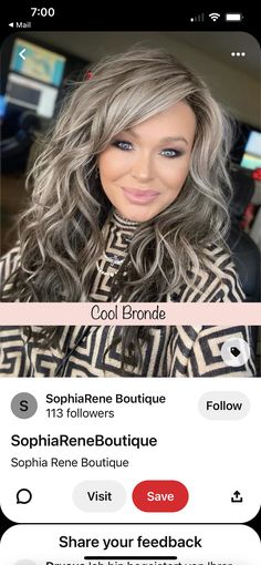 Brunette Hair With Blonde Highlights 2023, New Hair Colors 2023 Blonde, Blend White Hair With Highlights, Long Hair With Grey Highlights, Gray Blonde Brown Hair Balayage, Mocha And Blonde Hair, Blonde And Brown Short Hair Color, Grey Hair With Blue Eyes, Dark Hair With Frosted Highlights