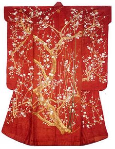 Beautiful Japanese kimono Red Kimono, 일본 패션, Wedding Kimono, Japanese Clothing, Kimono Obi