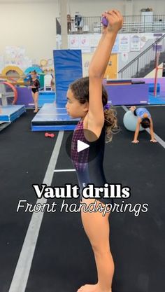 Front Handspring, Gymnastics Strength Training, Gymnastics Videos, Level 3, Handstand, Gymnast, Vaulting