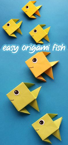 easy origami fish for kids to make