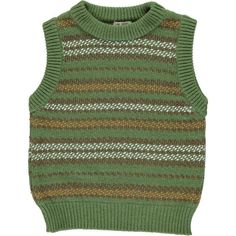 Adorable Wilder vest in wheat and montagne colour- newesy knitwear development of Bebe Organic. Perfect piece for throwing over any dress or shirt to give extra warmth this fall season. | Bebe Organic | Wilder Vest, Montagne (Green, Size 12Y) | Maisonette collects the best children’s products from around the world (unlike Zulily, Etsy, The Tot, Farfetch Kids, Childrensalon, Crate and Kids, Kohls, Wayfair, Buy Buy Baby, Nordstroms, Mini Boden, J.Crew Factory, or PotteryBarn Kids), creating a cura Green Knit Vest For Fall, Casual Fair Isle Pattern Vest For Winter, Casual Fair Isle Vest For Winter, Casual Fair Isle Vest For Fall, Kids Holiday Gifts, Throw Over, Boy Accessories, Buy Buy, Gift Bundles