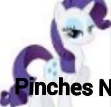 an image of a pony with the words pinches now on it