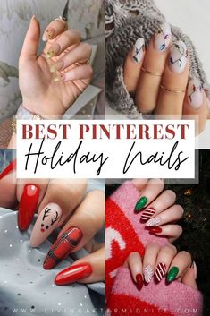 Nail Designs Simple Christmas, Christmas Nail Art Designs Xmas, Trendy Christmas Nails, Christmas Nail Inspo, Diy Christmas Nail Art, Summer Nails 2022, Disney Christmas Nails, Xmas Nail Designs, Xmas Nail