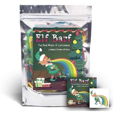 ELF BARF: Delicious Rainbow Lace Licorice Candy. A Unique Birthday Gift or Christmas Stocking Stuffer.FUN FOR EVERYONE: Perfect for Christmas, Happy Birthday Party Supplies, Happy Birthday Candy Tables, or Even A Funny Gag Gifts!!PRIZES INSIDE: Each Bag Contains (1) Elf Barf Tattoo and/or (1) Sticker!CONTAINS EVERY FLAVOR: Cherry, Blue Rasberry, Lemon, Green Apple, Grape5.5 OZ BARF YOU CAN SHARE: Fun Gag Gift for Friends, Mom, Dad, Coworkers, Teens, Kids and Random Christmas Lovers. Enjoy 5.5 oz Unique Christmas Stockings, Licorice Candy, Rainbow Laces, Christmas Gifts For Teen Girls, Stocking Stuffers For Kids, Birthday Candy, Best Stocking Stuffers, Gag Gifts Funny, Christmas Lovers