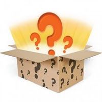 an open box with question marks on it