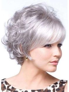 Salt And Pepper Wigs, Silver Wigs, Short Curly Wigs, Wig Short, Curly Hair Wig, Short Hair Wigs, Pixie Cut Wig, Short Wavy, Stil Elegant