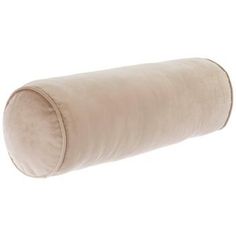 an image of a roll pillow on a white background in the shape of a tube