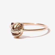 Jaguar Solitaire Ring Symbol Of Strength, Mayan Culture, Symbols Of Strength, Pinky Ring, Traditional Techniques, Solitaire Ring, Jaguar, Contemporary Design, Gold Rings