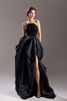 Creative Black Tie For Women, Creative Black Tie, Christian Dior Dress, Prom Dress Stores, Black Dress Outfits, Black Evening Dresses, Black Wedding Dresses, Black Gown, Formal Dresses For Women