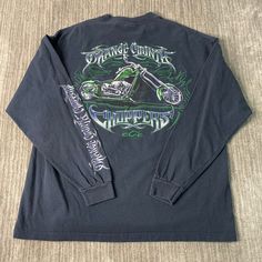 Vintage 2000s Orange County Choppers Motorcycle Biker Y2K Aesthetic Streetwear Black Graphic Long Sleeve Shirt Extra Large Mens Condition:  Excellent Used Condition  = No Flaws Measurements: Please see photos above for all measurements IF YOU BUY TWO OR MORE ITEMS USE THE CODE BUNDLE @ CHECK TO SAVE 20% WE SHIP WITHIN 24 HOURS AFTER PURCHASE! Please be aware that we do not offer free returns!! The Buyer is responsible for the cost of the return label.  Follow us on TikTok & Instagram @findsnosta Biker Long Sleeve Streetwear T-shirt, Biker Long Sleeve T-shirt For Streetwear, Black Biker Streetwear Tops, Biker Style Long Sleeve Streetwear T-shirt, Biker Style Long Sleeve T-shirt For Streetwear, Casual Long Sleeve T-shirt For Motorcycling, Black Long Sleeve Biker T-shirt, Black Long Sleeve Tops For Biker Events, 2000s Boys Fashion