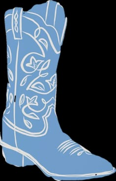 Cowboy Blue Aesthetic, Blue Cowboy Boot Print, Cowgirl Boot Graphic, Cowboy Boot Illustration, Cowgirl Boots Art, Cowboy Art Western, Cowboy Boots Drawing, Cowboy Boots Art, Cowboy Hat Drawing