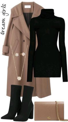 Trench Coat Birthday Outfit, Outfits For Winter Vacation, Rockettes Outfit Ideas, Stylist Outfit For Women, Hourglass Figure Outfits Winter, Elegant Outfit For Winter, Mafia Attire Women, Modern Clothes Women, Semi Formal Winter Outfits For Women