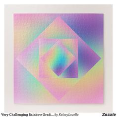 very challenging rainbow grid by kelleley lovellle on devise art paper