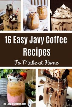 16 easy coffee recipes to make at home