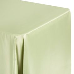 Lamour Satin 90x156 Rectangular Oblong Tablecloth - Sage Green - CV Linens Satin Tablecloth, 120 Round Tablecloth, Runners Table, Table Skirts, Oblong Tablecloth, Sequin Tablecloth, Table Overlays, Flower Panels, Chair Sashes