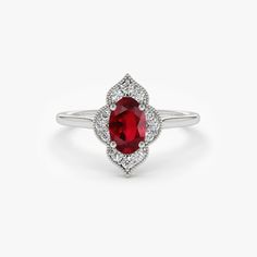 14k Victorian Genuine Ruby Ring – FERKOS FJ Classic Oval Lab-created Ruby Diamond Ring, Classic Marquise Red Diamond Ring, Classic Red Marquise Diamond Ring, Classic Ruby Cluster Ring With Center Stone, Classic Cluster Ruby Ring With Center Stone, Classic White Oval Ruby Ring, Classic Red Diamond Cluster Ring, Classic Red Cluster Diamond Ring, Classic Red Cluster Ruby Ring