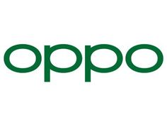 the oppo logo on a white background