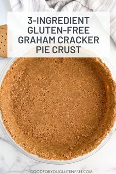 an image of graham cracker pie crust