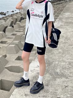 SPECIFICATIONSBrand Name: DodobyeStyle: sportyAge: 25-34Origin: Mainland US(Origin)CN: ZhejiangClothing Length: regularDecoration: noneElasticity: Non StrechSleeve Style: Drop SleevesFabric Type: BroadclothMaterial: COTTONPattern Type: LetterSleeve Length(cm): shortï¼?-16inchï¼?/span>Fit: Fits larger than usual. Please check this store's sizing infoPattern Them: otherTops Type: TEESSeason: Spring/SummerItem Type: topsPlace Of Origin: US(Origin) (mainland)Gender: WOMENCollar: O-NeckModel Number: Urban Style Sports T-shirt With Letter Print, Urban Sports T-shirt With Letter Print, Sporty T-shirt With Letter Print For Streetwear, Casual Sports T-shirt With Text Print, Casual Gym T-shirt With Graphic Print, Athleisure Letter Print T-shirt For Streetwear, Sporty Letter Print T-shirt For Sports, Sporty Letter Print T-shirt For Streetwear, Casual Breathable Tops For Streetwear