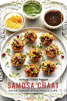 Chaat Cups, Katori Chaat, Aloo Chana, Baked Samosa, Indian Chaat, Blackened Fish Tacos, Phyllo Cups