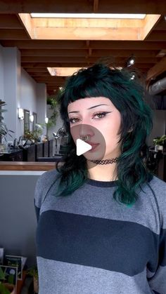 Emily villasenor on Instagram: "𝐁𝐚𝐛𝐲 𝐛𝐚𝐧𝐠𝐬 + 𝐒𝐡𝐚𝐠 ❦ . . #alternativehair #wolfcut #shag #emohair #altgirl #gothgirl" Baby Bangs Mullet, Baby Bangs Shag, Shag With Baby Bangs, Black Hair With Bangs, Bangs Shag, Micro Bangs, 70s Hair, Baby Bangs, Creative Hair