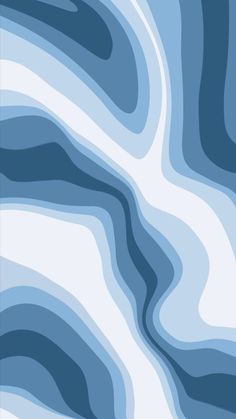 an abstract blue and white background with wavy lines