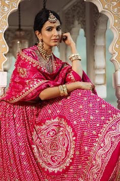 Buy Pink Indian Wear Lehenga Set With Bandhej Print Online in USA – Pure Elegance Navratri Bandhani Print Sharara For Reception, Bollywood Traditional Wear With Bandhani Print For Reception, Bandhani Print Sharara For Reception And Festivals, Traditional Bandhani Print Dupatta For Reception, Festival Sharara With Bandhani Print For Reception, Bollywood Style Bandhani Print Sharara For Reception, Eid Bandhani Print Sets For Reception, Festive Bandhani Print Anarkali Set For Reception, Bandhani Print Sharara For Diwali Reception