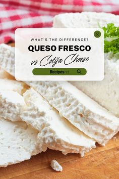 what's the difference? queso fresco cheese