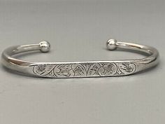 VTG Solid Sterling Silver Swirl Engraved Cuff Bracelet Signed CT Thailand - 17g  | eBay Silver Stamped Bracelet, Rose Gold Cuff Bracelet, Engraved Cuff, Copper Cuff Bracelet, Stamped Bracelet, Copper Cuff, Silver Age, Sterling Silver Cuff Bracelet, Fine Jewelry Bracelets