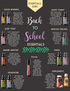 the essential oils for back to school