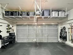 a garage filled with lots of different types of items