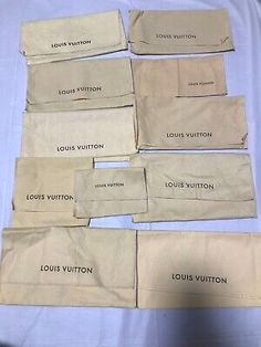 (eBay) Find many great new & used options and get the best deals for LARGE LOT of Louis Vuitton Authentic Empty Dust bag at the best online prices at eBay! Free shipping for many products! Store Louis Vuitton, Dust Bag Packaging, Designer Shopping Bags, Louis Vuitton Dust Bag, Designer Shopping, Bags Gucci, Gift Totes, Bag Packaging, Party Card