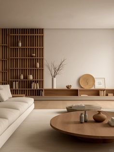 Apartment Japandi Design, Japanese Design Interior, Japandi Living Room Tv, Tv Zone Interior Design, Japandi Lounge, Japandi Interior Design Living Room, Salon Japandi, Muji Furniture, Interior Living Room Design