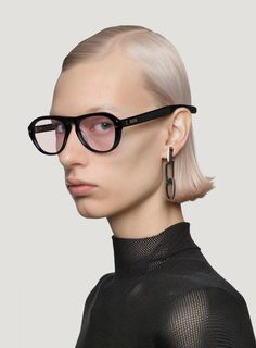 Oaa 01(V) | Gentle Monster V Glasses, Gentle Monster, Blue Lenses, Lunar New, 2024 Collection, Prescription Lenses, Unique Style, Hair