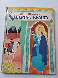 walt's sleeping beauty book from the 1950's