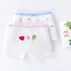 Get your little girl the ultimate comfort and style with our Girls Class A Cotton Underwear-Boxer Panties 2PK! Made from 95% cotton and 5% spandex, these panties provide a perfect fit for ages 3-13. Perfect for all seasons, this 2 pack will keep your child feeling confident and comfortable all day long. Available in a range of sizes, make sure to grab yours today! Estimated Delivery Time 14 Days-excluding weekends and holidays SPECIFICATIONS Material: COTTON /Fit: Fits true to size, take your no Cute Cotton Stretch Sleepwear, Cute Stretch Cotton Sleepwear, Cute Stretch Cotton Bottoms, Playful White Machine Washable Bottoms, White Stretch Bottoms For Playwear, Casual White Bottoms Machine Washable, Playful Cotton Bottoms Machine Washable, Casual White Bottoms, Machine Washable, White Cotton Kawaii Bottoms