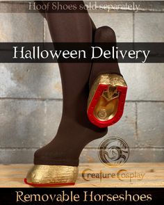 "-Horseshoes for Creature Cosplay Horse Hooves! -Urethane rubber or soft thermoplastic -Nearly any color -Provides traction and security while walking in Creature Cosplay Horse Hooves -Interchangeable -Replaceable -Collectible -Hand made, made to order Exclusively at Creature Cosplay, you can now accessorize your hoof shoes with Removable Horseshoes! Sold in pairs, our Horseshoes are custom cast in just about any color you can think of! Go ahead, challenge us! We'll do our best to make your craz Shoe Line Art, Creature Cosplay, Horse Hooves, Hoof Shoes, Lightning Thief, Custom Cast, Womens Costume, Reference Art, Practice Wear