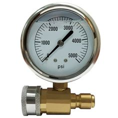 a pressure gauge is shown on a white background