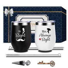 Pinata Wedding Gifts for Couples Unique, Mr and Mrs Wedding Gift, Mr. Right and Mrs. Always Right Wine Tumbler Set, Engagement Gifts for Newlywed Couples, Funny Wedding Gifts for Bride and groom Pinata Wedding, Gifts For Bride And Groom, Nurse Accessories, Funny Wedding Gifts, Funny Bride, Gifts For Bride, Bride And Groom Glasses