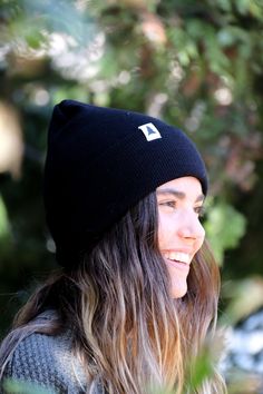 The ultimate outdoor beanie. Thick, 100% acrylic material to stay warm in any weather! Each patch is hand sewn on, so each beanie is unique! Colors also available: Brown - https://www.etsy.com/listing/922176139/pine-tree-label-beanie-brown?ref=shop_home_active_2&frs=1 Green - https://www.etsy.com/listing/922177977/pine-tree-label-beanie-green?ref=shop_home_active_1&frs=1 Please Note - Since every computer screen is different, the colors here may vary slightly from the actual hat and patc Black Beanie Bonnet For Outdoor, Black Windproof Beanie For Fall, Black Hat For Everyday Winter Wear, Black Winter Hat For Everyday Use, Casual Black Everyday Beanie, Casual Black Beanie, Black Casual Beanie For Outdoor Activities, Casual Black Beanie For Everyday, Black Windproof Beanie, One Size Fits Most