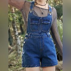 This Fairycore Solid Pocket Denim Overall In Size S Is A Must-Have Addition To Your Wardrobe. With Its Beautiful Blue Color And Solid Pattern, It Is Perfect For Any Occasion. The Overall Features Pockets For Added Convenience And Is Made Of High-Quality Denim Fabric. It Is Suitable For Women Of All Ages And Can Be Worn As A One-Piece Outfit. The Overall Is Designed To Be Comfortable And Stylish, Making It Perfect For A Day Out Or A Casual Event. Get Ready To Turn Heads With This Stunning Piece! Cold Weather Leggings, Gender Expression, Cute Overalls, Black Velvet Pants, Overall Outfit, Overalls Outfit, Light Jeans, Silk Trousers, Clay Mask