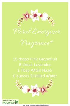 This DIY essential oil fragrance can be used as an after shower body splash in the morning or whenever you want to feel energized. Carry a small bottle of fragrance with you in your purse to re-energize you throughout the day!  Click the image to get the full directions on how to create this energizing blend.  #aromatherapy Essential Oils Lavender, Diy Fragrance, Essential Oil Roller Balls, Ball Recipes, Lotion Recipe