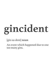 the words gincidentt are written in black and white on a white background