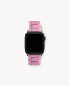 MACHETE Apple Watch Band in Orchid Chic Apple Watch Band, Apple Watch Pink Band, Apple Watch Bands Pink, Trendy Adjustable Rose Gold Apple Watch Band, Pink Rectangular Bracelet Strap Apple Watch Band, Light Pink Apple Watch Band, Handmade Comb, Tortoise Color, Bracelet Apple Watch