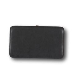 This black vegan clutch wallet is such a useful item for storing your cellphone, cards, and currency. Perfect for carrying it around as a stylish clutch. Brand: The Mirror Table Color: Black Style: Cellphone wallet, wristlet, clutch Type: Adult women's Size: 7 1/4" x 4 3/8" x 1" Care: Clean with damp cloth Details: We can't live without our cellphone. The quote on the clutch says it best. "You are to me what water is to fish. I can't live without you." Black Clutch With Card Slots For Daily Use, Chic Rectangular Clutch With Cell Phone Pocket, Versatile Black Clutch Phone Bag, Chic Black Rectangular Coin Purse, Elegant Rectangular Card Holder With Cell Phone Pocket, Black Rectangular Travel Clutch, Chic Black Clutch With Rectangular Case, Rectangular Evening Card Holder With Card Slots, Chic Black Rectangular Clutch