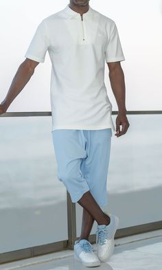 QL Relaxed Lightweight Cropped Joggers in Sky Blue Description: Be summer ready with QL Relaxed Lightweight Cropped Joggers! Made with lightweight jogging fabric for warm weather, these shorts come in 7 different colors. These reliable pair of shorts are a must-have for any athletic gentleman as it promotes mobility and freedom. It offers a relaxed style of dressing, not too loose or too baggy. Whether you want an athletic, rugged or an edgy look, these pair of comfy shorts will come handy. Modern Islamic clothing for men Very high-quality lightweight fabric from top brands Two zipped side pockets and one back pocket With an elastic waist Small logo on the left leg Modest Fashion Compliant (Halal Compliant) Details: Material: 100% polyester Style: Casual, Sportswear and Events Top is sold Relaxed Blue Bottoms For The Beach, Relaxed Blue Beach Bottoms, Summer Athleisure Bottoms With Straight Leg, Light Blue Stretch Pants For Casual Wear, Casual Stretch Light Blue Bottoms, Casual Light Blue Stretch Bottoms, Light Blue Stretch Casual Bottoms, Summer Athleisure Tapered Leg Bottoms, Summer Athleisure Trousers