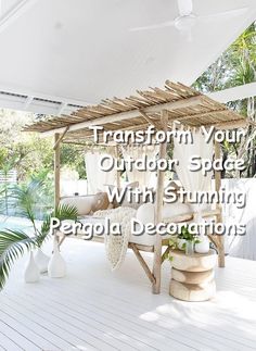 Looking to elevate your outdoor space? Check out these stunning pergola decorations that will transform your backyard into a stylish oasis. From string lights to hanging plants, these ideas will make your pergola the envy of the neighborhood. Get inspired and start decorating today! The Neighbourhood, Plants