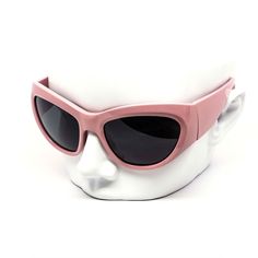 Oversized high fashion swift oval wraparound sunglasses in 4 unique colors. 100% UV Polycarbonate Protection Black Plastic Rave Sunglasses, Black Anti-reflective Rave Sunglasses, Wraparound Sunglasses, Sunglasses Y2k, Retro Pink Anti-reflective Sunglasses, Techno Festival, Black Anti-reflective Glass Shield Sunglasses, Vintage Cat-eye Sunglasses With Uv Protection, Rave Fashion