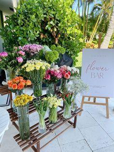 Bridal Shower decor, baby shower decor, floral decor, spring decor, bouquet bar Build Your Own Bouquet Bar, Build Your Own Bouquet, Bouquet Bar, Backyard Bridal Showers, Simple Bridal Shower, Garden Bridal Showers, Bridal Shower Planning